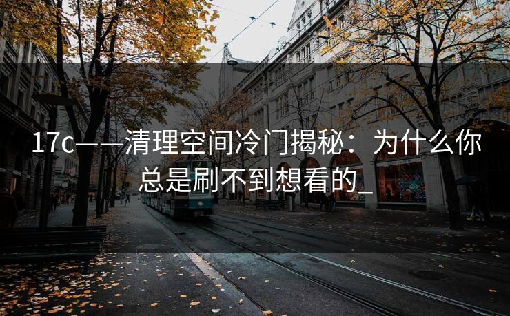17c——清理空间冷门揭秘：为什么你总是刷不到想看的_